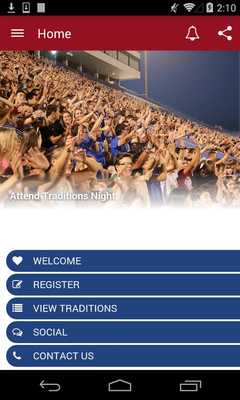 Emulate Android APK KU Student Alumni Association