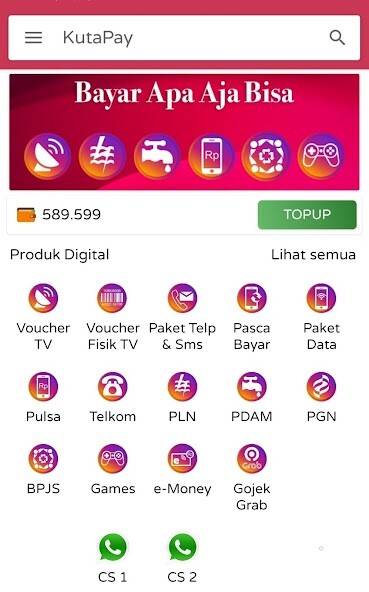 Run android online APK KutaPay from MyAndroid or emulate KutaPay using MyAndroid