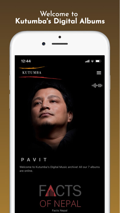 Emulate iPhone app Kutumba Band Digital Album using MyAndroid