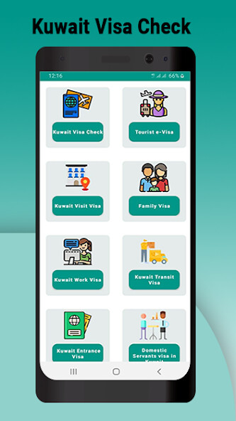 Run android online APK Kuwait Visa Check  Apply from MyAndroid or emulate Kuwait Visa Check  Apply using MyAndroid