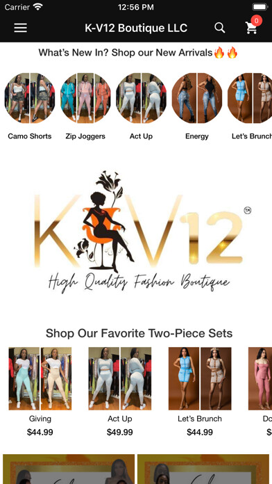 Emulate iPhone app K-V12 Boutique LLC using MyAndroid Emulate iPhone app K-V12 Boutique LLC using MyAndroid