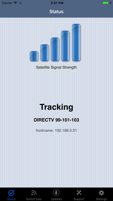 Emulate iPhone app KVH TracVision HD7 using MyAndroid