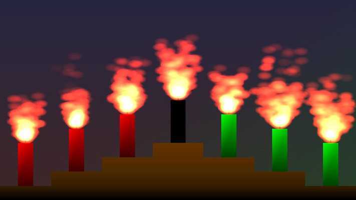 Emulate Android APK Kwanzaa Kinara