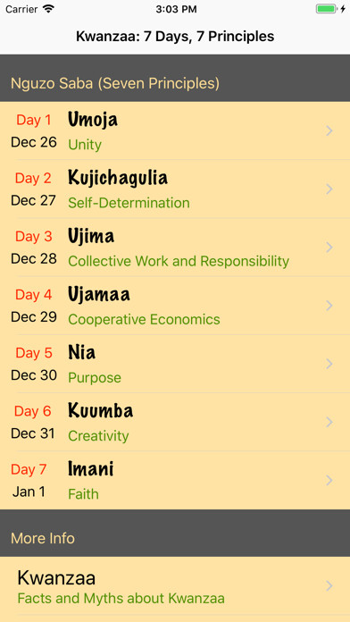 Emulate iPhone app Kwanzaa using MyAndroid Emulate iPhone app Kwanzaa using MyAndroid