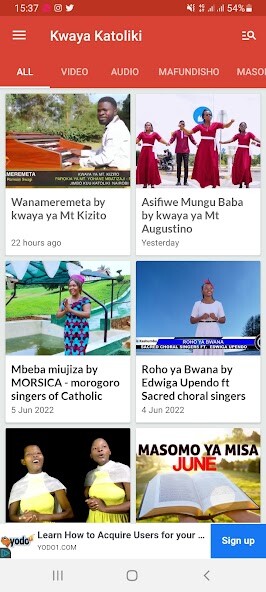 Run android online APK Kwaya Katoliki from MyAndroid or emulate Kwaya Katoliki using MyAndroid