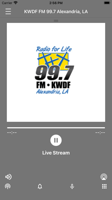 Emulate iPhone app KWDF FM 99.7 using MyAndroid