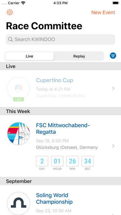 Emulate iPhone app KWINDOO RaceCommittee using MyAndroid Emulate iPhone app KWINDOO RaceCommittee using MyAndroid