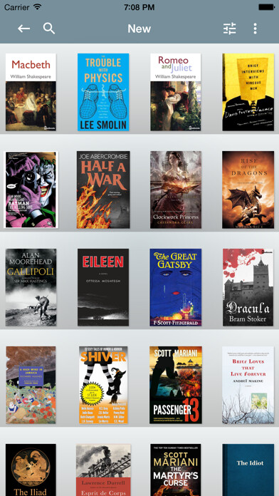 Emulate iPhone app KyBook 2 Ebook Reader using MyAndroid