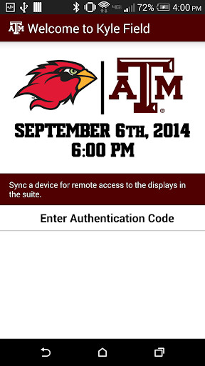 Run android online APK Kyle Field Stadium TV Control from MyAndroid or emulate Kyle Field Stadium TV Control using MyAndroid Run android online APK Kyle Field Stadium TV Control from MyAndroid or emulate Kyle Field Stadium TV Control using MyAndroid