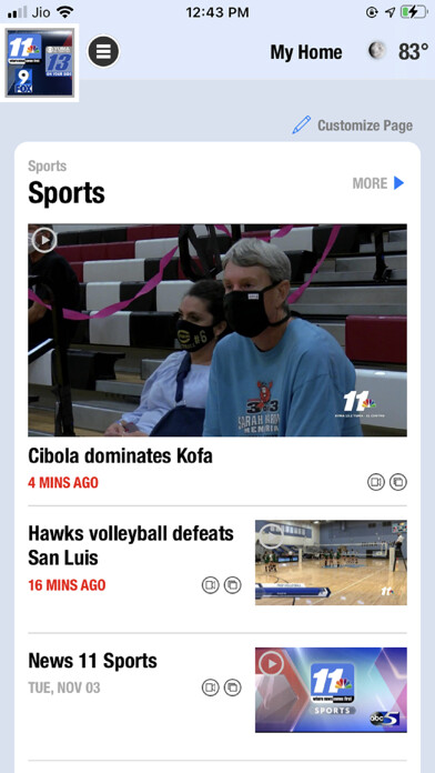 Emulate iPhone app KYMA-KECY-CBS13 using MyAndroid Emulate iPhone app KYMA-KECY-CBS13 using MyAndroid