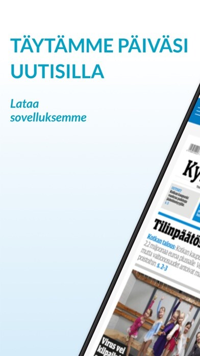 Emulate iPhone app Kymen Sanomat, päivän lehti using MyAndroid Emulate iPhone app Kymen Sanomat, päivän lehti using MyAndroid