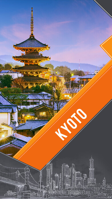 Emulate iPhone app Kyoto Offline Travel Guide using MyAndroid
