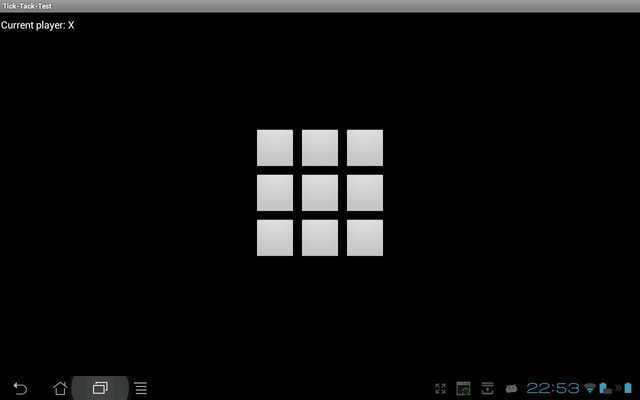 Emulate Android APK Kyras Tic Tac Test