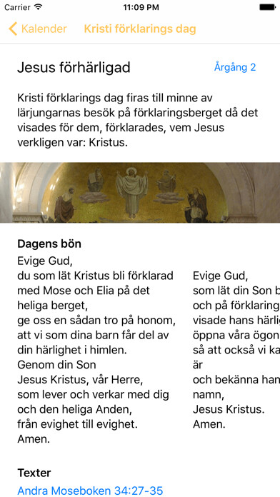 Emulate iPhone app Kyrkoåret using MyAndroid Emulate iPhone app Kyrkoåret using MyAndroid