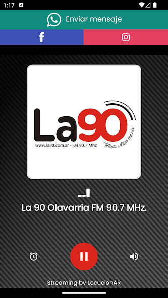 Run android online APK La 90 Olavarría FM 90.7 MHz. from MyAndroid or emulate La 90 Olavarría FM 90.7 MHz. using MyAndroid Run android online APK La 90 Olavarría FM 90.7 MHz. from MyAndroid or emulate La 90 Olavarría FM 90.7 MHz. using MyAndroid