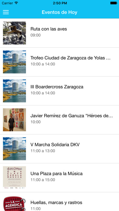 Emulate iPhone app LaAgendica - Agenda cultural de Zaragoza using MyAndroid Emulate iPhone app LaAgendica - Agenda cultural de Zaragoza using MyAndroid