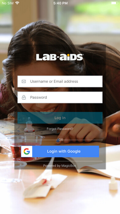 Emulate iPhone app Lab-Aids Portals using MyAndroid