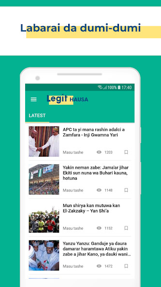 Run android online APK Labaran Najeriya HAUSA: Legit.ng NAIJ Nigeria News from MyAndroid or emulate Labaran Najeriya HAUSA: Legit.ng NAIJ Nigeria News using MyAndroid Run android online APK Labaran Najeriya HAUSA: Legit.ng NAIJ Nigeria News from MyAndroid or emulate Labaran Najeriya HAUSA: Legit.ng NAIJ Nigeria News using MyAndroid