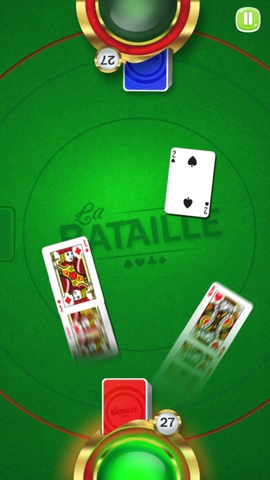 Emulate iPhone app La Bataille : card game ! using MyAndroid