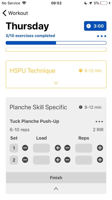 Emulate iPhone app Lab Coat Fitness using MyAndroid