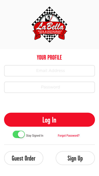 Emulate iPhone app LaBella Pizza using MyAndroid Emulate iPhone app LaBella Pizza using MyAndroid