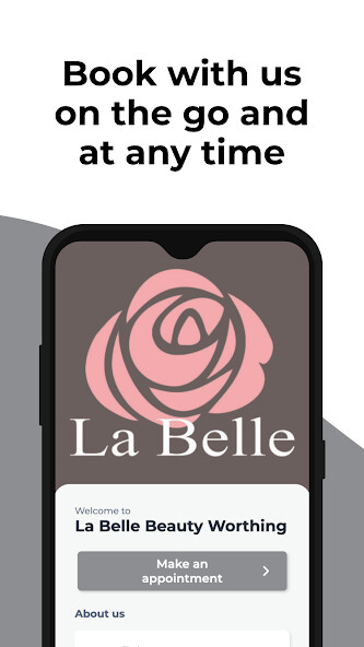Emulate iPhone app LA　BELLE－ラーベル　前橋店ー using MyAndroid