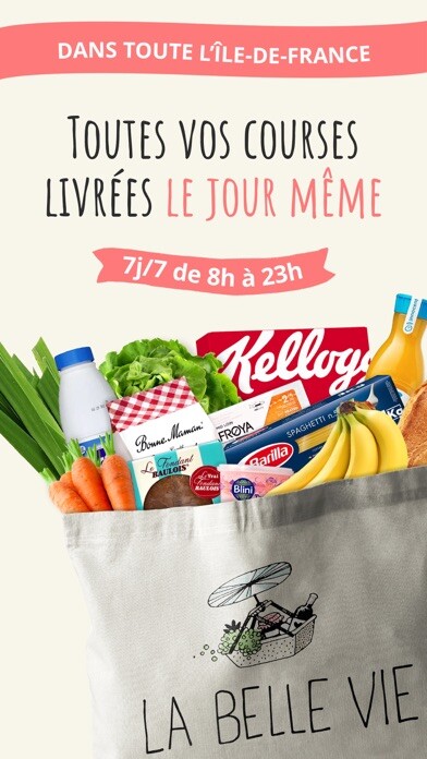 Emulate iPhone app La Belle Vie: courses en ligne using MyAndroid Emulate iPhone app La Belle Vie: courses en ligne using MyAndroid