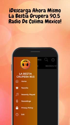 Run android online APK La Bestia Grupera 90.5 Colima from MyAndroid or emulate La Bestia Grupera 90.5 Colima using MyAndroid