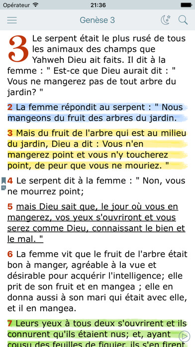 Emulate iPhone app La Bible Catholique Audio Catholic Bible in French using MyAndroid