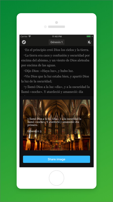 Emulate iPhone app La Biblia de Jerusalen using MyAndroid