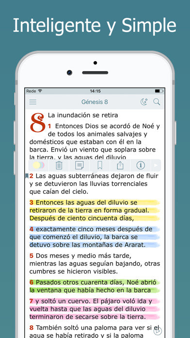 Emulate iPhone app La Biblia NTV en Español Audio using MyAndroid