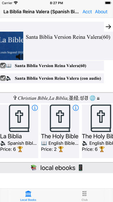 Emulate iPhone app La Biblia Reina Valera-Spanish using MyAndroid Emulate iPhone app La Biblia Reina Valera-Spanish using MyAndroid