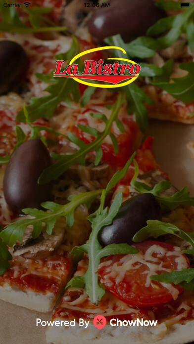 Emulate iPhone app La Bistro Pizzeria using MyAndroid