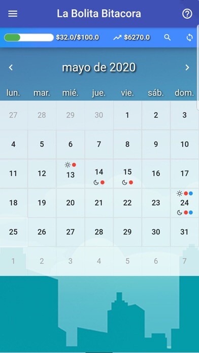 Emulate iPhone app La Bolita Bitacora using MyAndroid