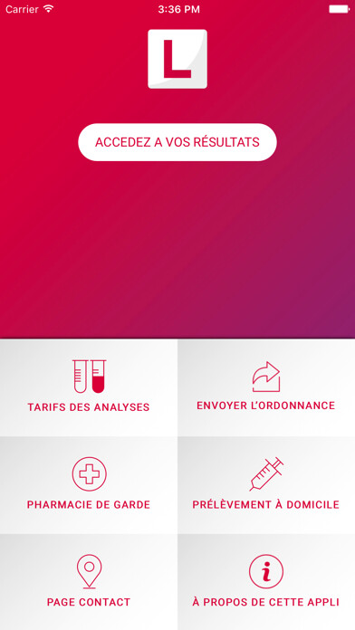 Emulate iPhone app Laboratoire el Allali using MyAndroid Emulate iPhone app Laboratoire el Allali using MyAndroid