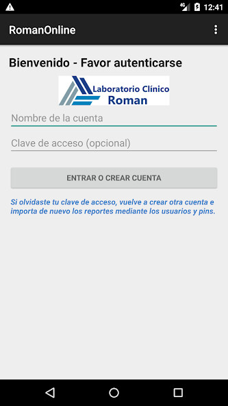 Run android online APK Laboratorio Clínico Roman Onli from MyAndroid or emulate Laboratorio Clínico Roman Onli using MyAndroid Run android online APK Laboratorio Clínico Roman Onli from MyAndroid or emulate Laboratorio Clínico Roman Onli using MyAndroid