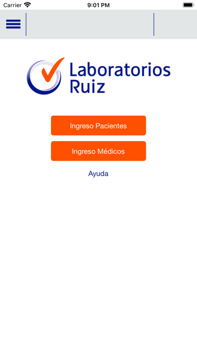Emulate iPhone app Laboratorios Ruiz using MyAndroid Emulate iPhone app Laboratorios Ruiz using MyAndroid