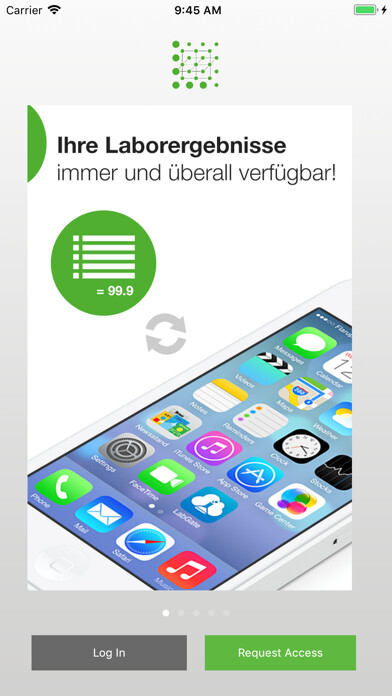 Emulate iPhone app Laborbefund using MyAndroid Emulate iPhone app Laborbefund using MyAndroid