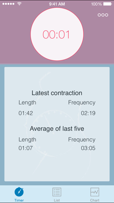Emulate iPhone app Labor Contraction Timer using MyAndroid Emulate iPhone app Labor Contraction Timer using MyAndroid