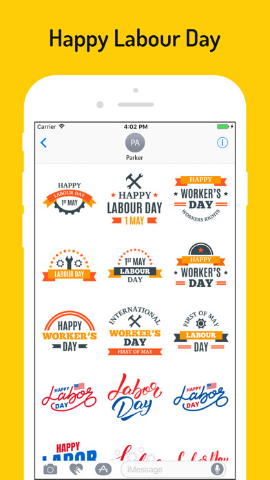 Emulate iPhone app Labor Day EMojis! using MyAndroid