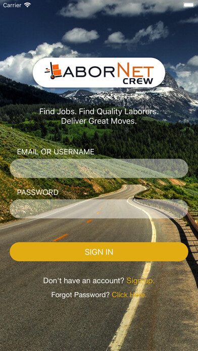 Emulate iPhone app LaborNet Crew using MyAndroid Emulate iPhone app LaborNet Crew using MyAndroid