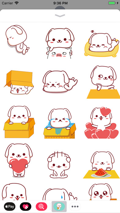 Emulate iPhone app Labrador Dog Animated Stickers using MyAndroid Emulate iPhone app Labrador Dog Animated Stickers using MyAndroid
