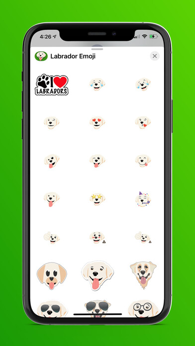 Emulate iPhone app Labrador Retriever Emoji using MyAndroid Emulate iPhone app Labrador Retriever Emoji using MyAndroid