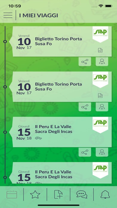 Emulate iPhone app La Bussola On The Road using MyAndroid