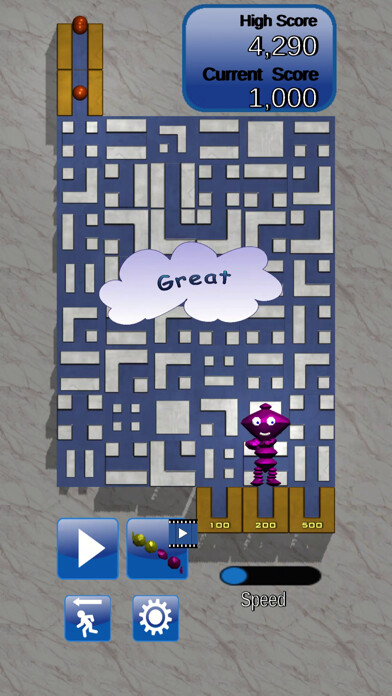 Emulate iPhone app Labyrinth Ball & Blocks using MyAndroid