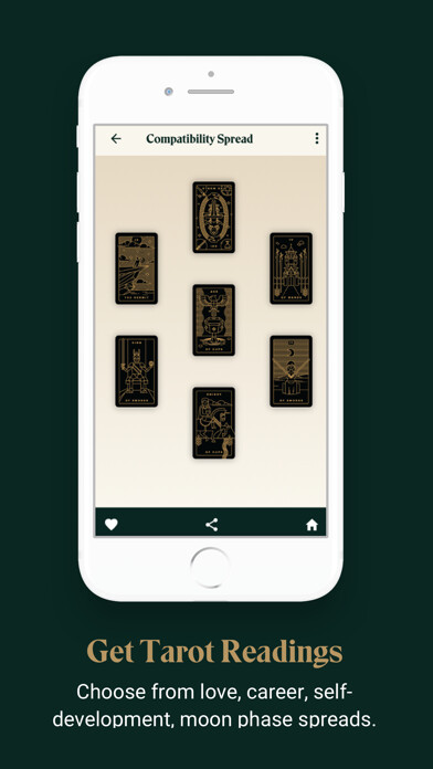 Emulate iPhone app Labyrinthos Tarot Reading using MyAndroid