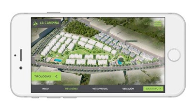 Emulate iPhone app La Campiña: Visita Virtual using MyAndroid