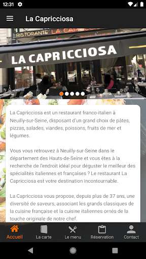 Run android online APK La Capricciosa: Restaurant & Pizzeria from MyAndroid or emulate La Capricciosa: Restaurant & Pizzeria using MyAndroid