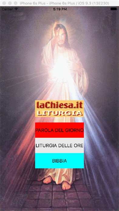 Emulate iPhone app laChiesa.it using MyAndroid Emulate iPhone app laChiesa.it using MyAndroid