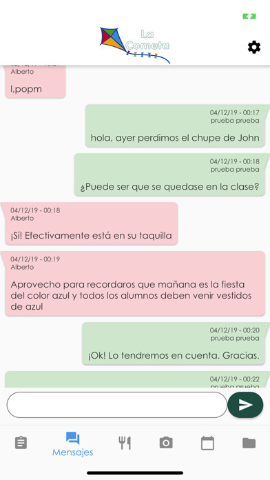 Emulate iPhone app La Cometa - Agenda diaria using MyAndroid Emulate iPhone app La Cometa - Agenda diaria using MyAndroid